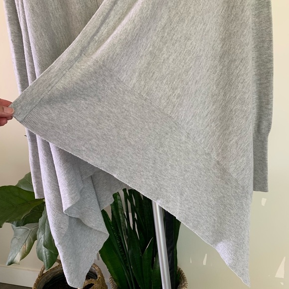 Zara Gray Women's Open Front Knit Cardigan - Picture 4 of 7